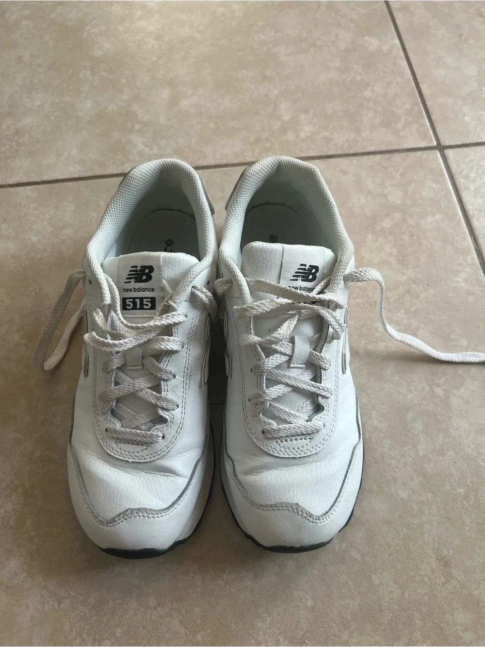 New Balance White Athletic Sneakers